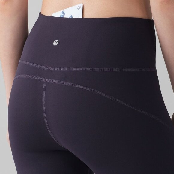 🍇 Lululemon Anew Crop (21") - Black Grape - Size 6 - Excellent Condition 💜 - Picture 3 of 16